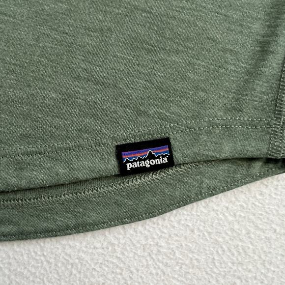 Patagonia Women Capilene Cool Trail Performance Short Sleeve Shirt Green 24501 M - Picture 3 of 5